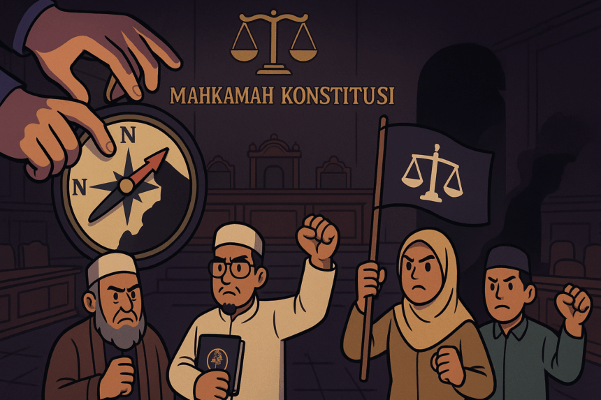 Keputusan memisahkan pemilu nasional dan lokal dikhawatirkan menyalahi konstitusi dan merusak konsistensi demokrasi.