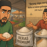 Skandal beras premium oplosan kembali mencuat dan mengguncang kepercayaan publik terhadap dunia perdagangan pangan