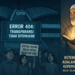 Lemahnya transparansi dalam sistem digital DPR RI. Di tengah geliat transformasi digital yang digaungkan pemerintah