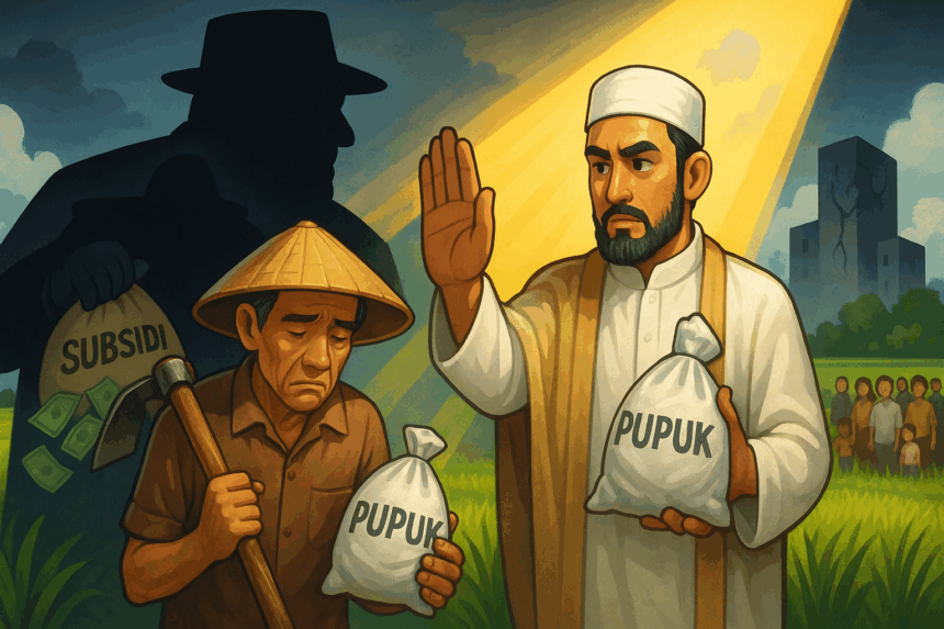 Kelangkaan pupuk bersubsidi dan mahalnya harga pupuk yang dialami petani di berbagai daerah kembali membuka tabir kelam