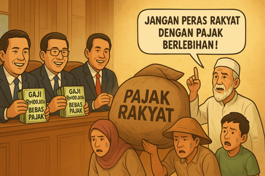 Publik digegerkan pendapatan anggota DPR yang mencapai lebih dari Rp100 juta per bulan. Tak hanya itu, DPR masih menikmati