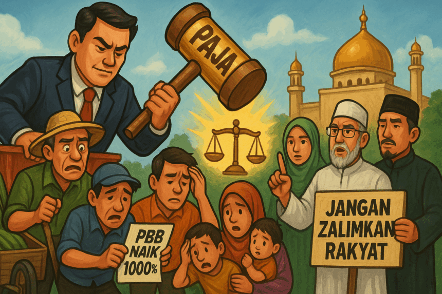 Polemik kenaikan Pajak Bumi dan Bangunan (PBB) yang melonjak hingga ribuan persen di Balikpapan, Kalimantan Timur