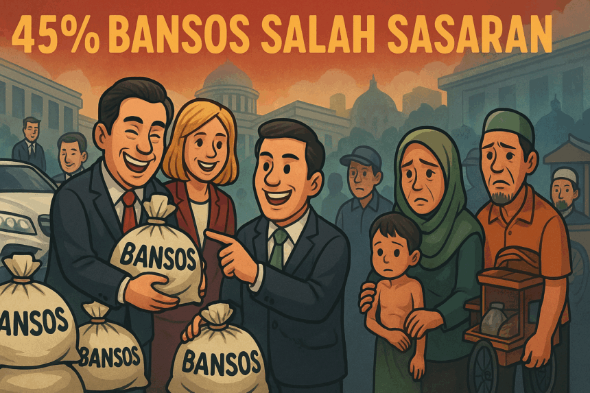 Menteri Sosial Saifullah Yusuf (Gus Ipul) mengakui bahwa 45 persen program bantuan sosial (bansos) salah sasaran. Pemerintah berencana