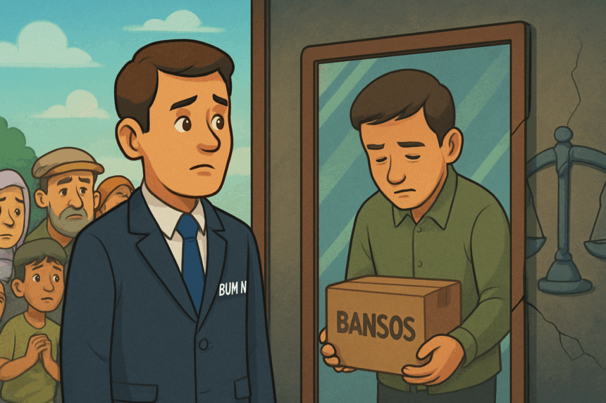 Sebanyak 27.932 pegawai BUMN dilaporkan terindikasi menerima bantuan sosial (bansos), yang sejatinya diperuntukkan bagi masyarakat miskin