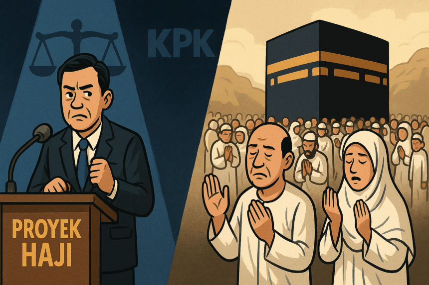 Komisi Pemberantasan Korupsi (KPK) mengungkap Khalid Zeed Abdullah Basalamah menggunakan kuota khusus bermasalah untuk haji 2024.
