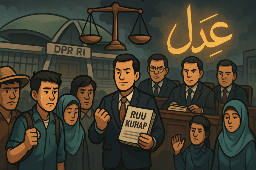Polemik pembahasan Rancangan Undang-Undang Kitab Undang-Undang Hukum Acara Pidana (RUU KUHAP) terus menuai kritik.