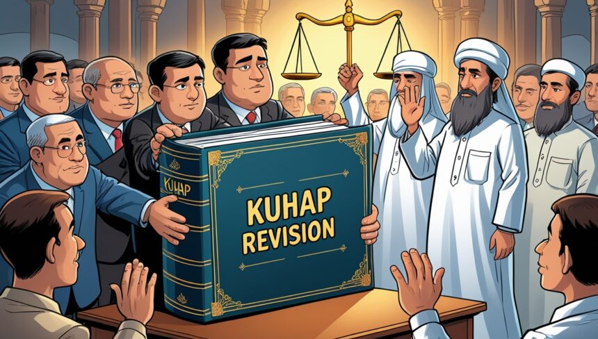 Anggota Komisi III DPR RI, Soedeson Tandra, mendorong revisi Kitab Undang-Undang Hukum Acara Pidana (KUHAP). Ia menyoroti ketentuan