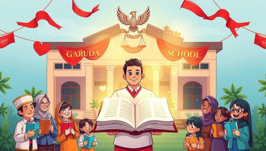 Pemerintah meluncurkan secara serentak Sekolah Garuda, sebuah program pendidikan unggulan gagasan Presiden Prabowo Subianto