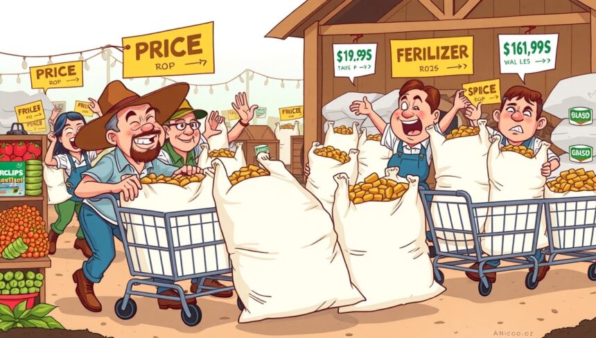 Menteri Pertanian Amran Sulaiman melaporkan peningkatan pembelian pupuk bersubsidi oleh petani sebesar 20 persen. Fenomena ini