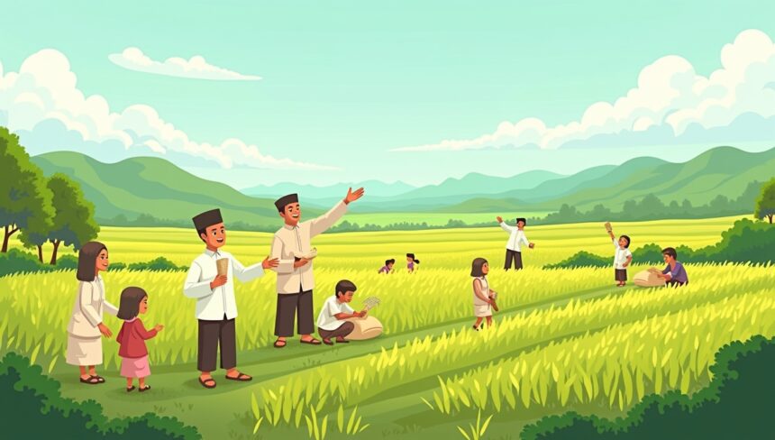 Target Pembangunan100 Ribu Hektare Sawah, Islam Serukan: Pangan Hak Rakyat!