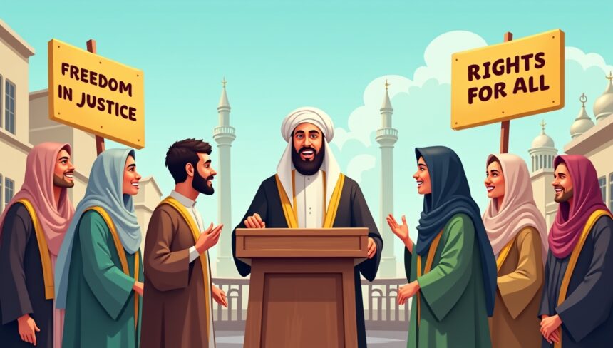 Demokrasi Islam dan hak asasi manusia merupakan konsep yang sangat relevan dalam konteks pemerintahan yang adil dan sejahtera. Islam menghormati