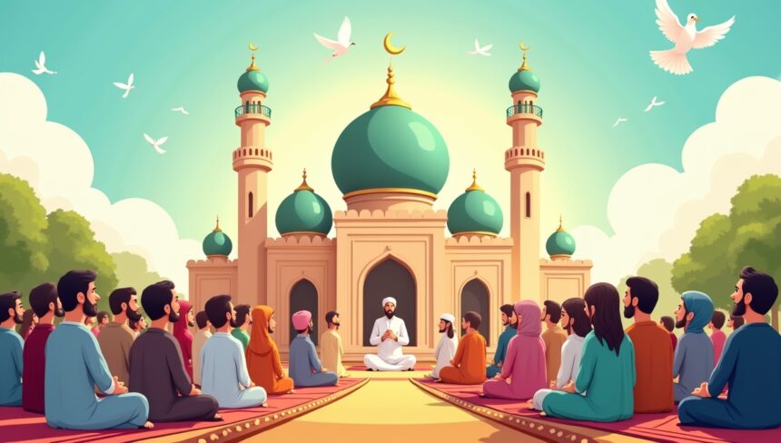 Khutbah Jumat edisi 6 Maret 2026 menyoroti bagaimana prinsip damai dalam Islam dapat menjadi dasar bagi terciptanya perdamaian global.