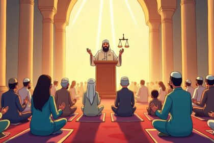 Khutbah Jumat edisi 13 Maret 2026 menekankan bahwa hukum mencegah kezaliman dan menegakkan amanah kekuasaan adalah