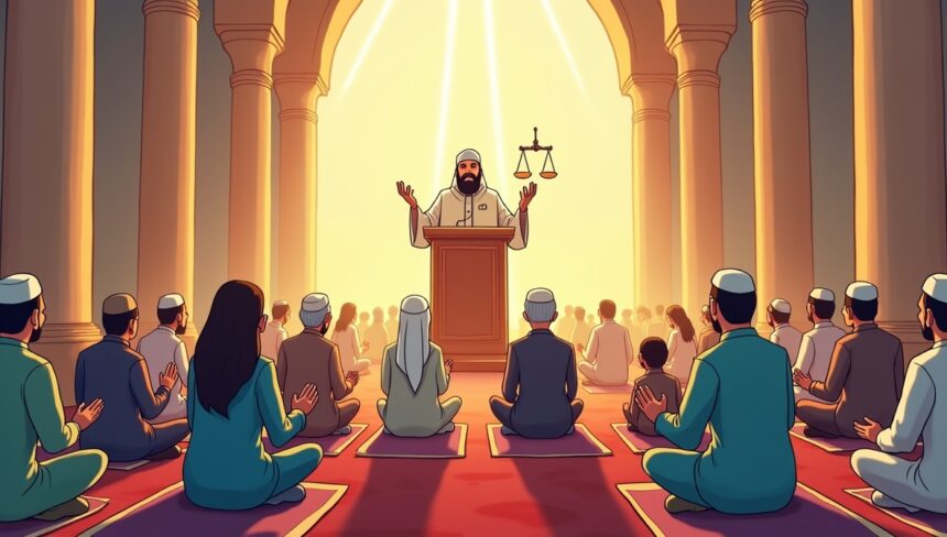 Khutbah Jumat edisi 13 Maret 2026 menekankan bahwa hukum mencegah kezaliman dan menegakkan amanah kekuasaan adalah