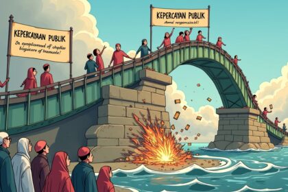Kepercayaan publik runtuh