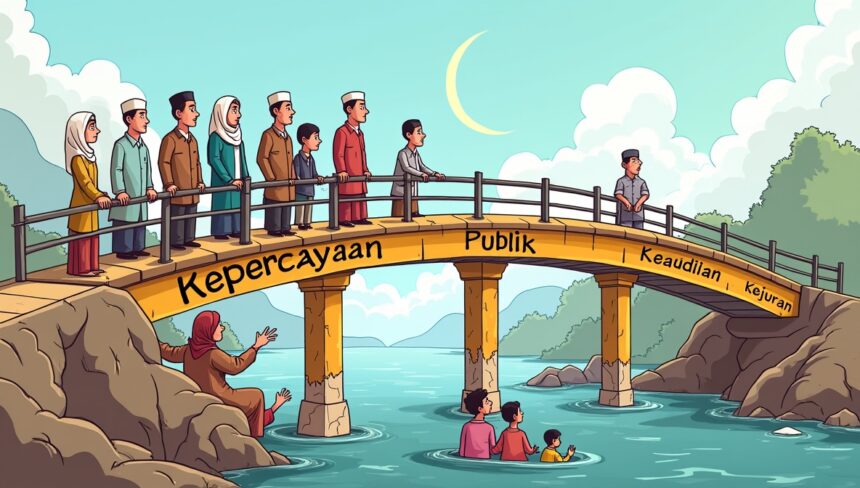 Kepercayaan publik runtuh